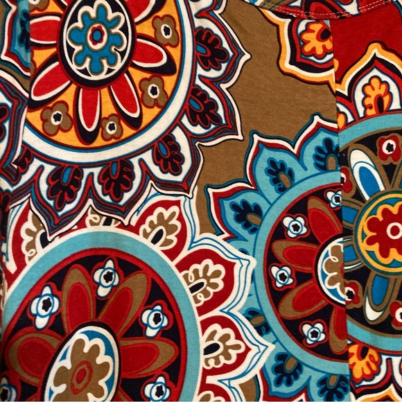 HiMone long sleeve dress medallion print multicolor - Picture 4 of 4